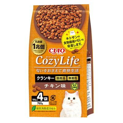 【いなばペットフード】ＣＩＡＯ　ＣｏｚｙＬｉｆｅ　クランキー　チキン味　･･･