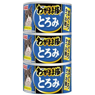 【いなばペットフード】いなば　わがまま猫とろみ　まぐろかつお節入り　１４０ｇ×３缶 ☆ペット用品 ※お取り寄せ商品【賞味期限：3ヵ月以上】 商品画像1：メディストック　カーゴ店