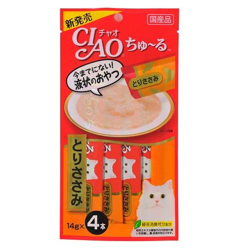 【いなばペットフード】CIAO ちゅ～る とりささみ　14g×4本　※お取り寄せ商･･･