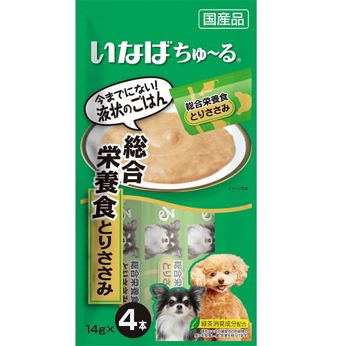 【いなばペットフード】いなば ちゅ～る 総合栄養食 とりささみ　14g×4本　･･･