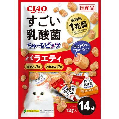 【いなばペットフード】ＣＩＡＯ　すごい乳酸菌ちゅ～るビッツ　バラエティ　･･･