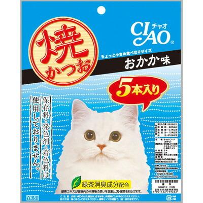 【いなばペットフード】ＣＩＡＯ　焼かつお　おかか味　５本 ☆ペット用品 ※･･･