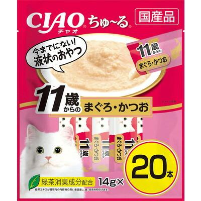 【いなばペットフード】ＣＩＡＯ　ちゅ～る　１１歳からのまぐろ・かつお　１･･･