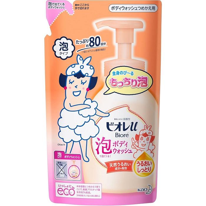 【花王】ビオレu 泡で出てくるボディウォッシュ うるおいしっとり 詰替用 480･･･
