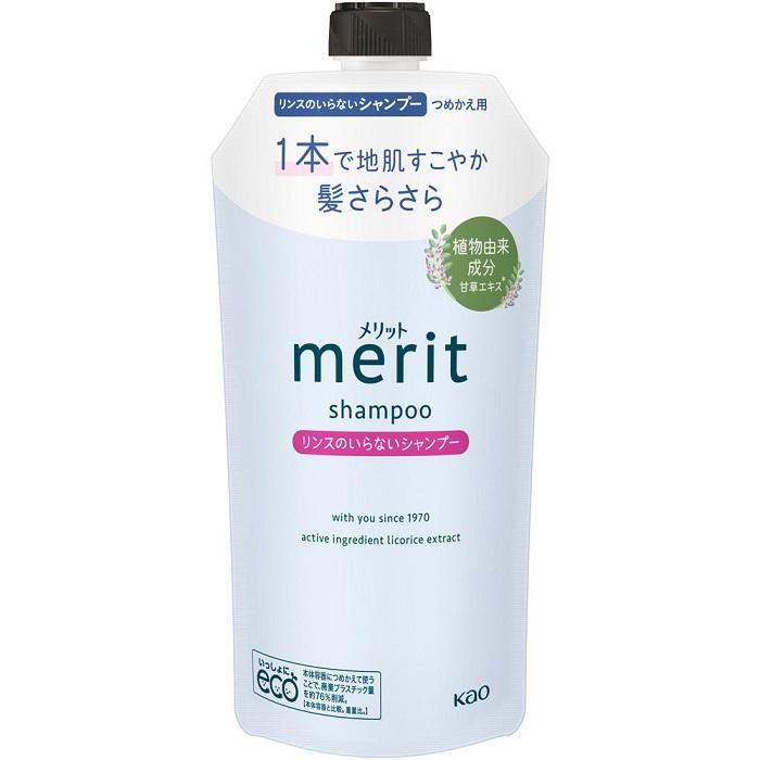 【花王】メリット リンスのいらないシャンプー 詰替用 320ml 〔医薬部外品〕 ･･･