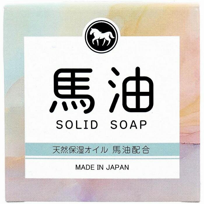 【クロバーコーポレーション】馬油石けん DLC-BY 80g