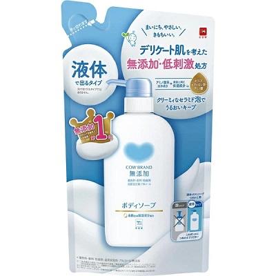 【牛乳石鹸共進社】カウブランド　無添加　ボディソープ　詰替用　３８０ｍｌ･･･