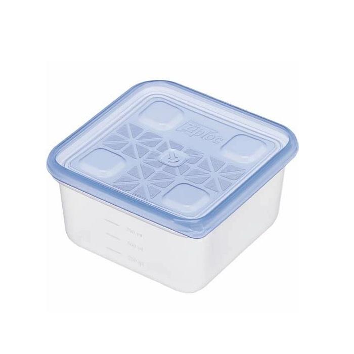 【旭化成】ジップロック コンテナー 正方形 1100ml×2個入 ※お取り寄せ商品 商品画像2：メディストック　カーゴ店
