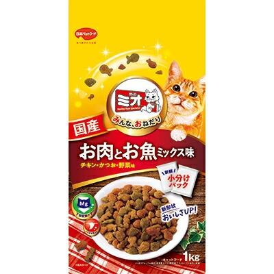 【日本ペットフード】ミオドライミックス お肉とお魚ミックス味 1kg ☆ペット用品 ※お取り寄せ商品【賞味期限:3ヵ月以上】 商品画像1：メディストック　カーゴ店