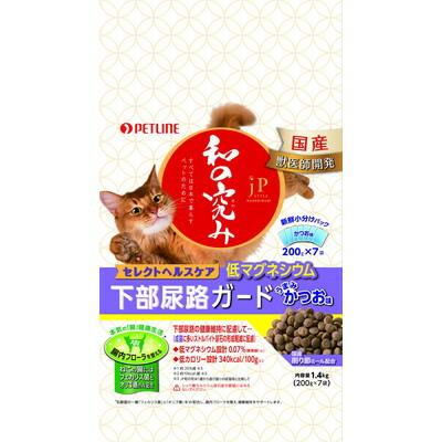 【ペットライン】ＪＰスタイル　和の究み　セレクトヘルスケア　下部尿路ガード　低マグネシウム　１．４ｋｇ（２００ｇ×７） ☆ペット用品 ※お取り寄せ商品【賞味期限：3ヵ月以上】 商品画像1：メディストック　カーゴ店