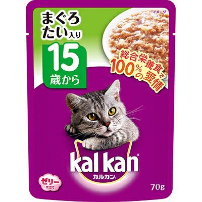 【マースジャパンリミテッド】カルカン パウチ 15歳から まぐろとたい 70g ☆ペット用品 ※お取り寄せ商品【賞味期限:3ヵ月以上】 商品画像1：メディストック　カーゴ店