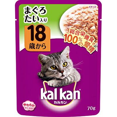 【マースジャパンリミテッド】カルカン パウチ 18歳から まぐろとたい 70g ☆ペット用品 ※お取り寄せ商品【賞味期限:3ヵ月以上】 商品画像1：メディストック　カーゴ店