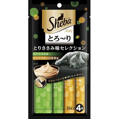 【マースジャパンリミテッド】シーバ とろ～り メルティ とりささみ味セレクション 48g(12g×4P) ☆ペット用品 ※お取り寄せ商品【賞味期限:3ヵ月以上】 商品画像1：メディストック　カーゴ店