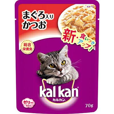 【マースジャパンリミテッド】カルカン パウチ 1歳から まぐろ入りかつお 70g･･･