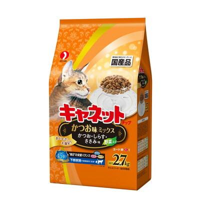 【ペットライン】キャネットチップ　かつお味ミックス　２．７ｋｇ ☆ペット･･･