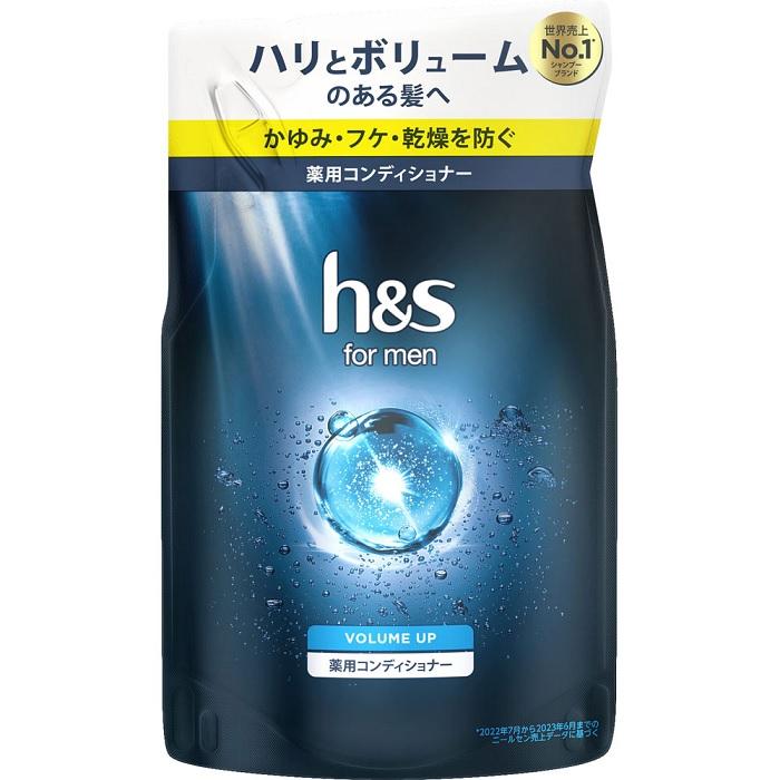 【P&G】h&s for men ボリュームアップ コンディショナー 詰替用 300g 〔医薬･･･