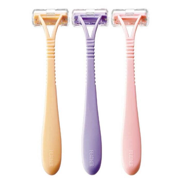 【フェザー安全剃刀】ピアニィVL Vライン用 3本入 ※お取り寄せ商品 商品画像3：メディストック　カーゴ店