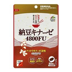 【ユニマットリケン】納豆キナーゼ　４８００ＦＵ　８０粒 ※お取り寄せ商品