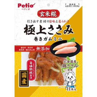 【ペティオ】極上ささみ　巻きガムミニ　１１本入 ☆ペット用品 ※お取り寄せ商品【賞味期限：3ヵ月以上】 商品画像1：メディストック　カーゴ店