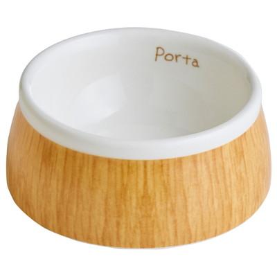 【ペティオ】Ｐｏｒｔａ　木目調　陶器食器　Ｓサイズ　１個 ☆ペット用品 ※お取り寄せ商品 商品画像1：メディストック　カーゴ店