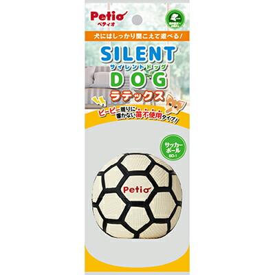 【ペティオ】サイレントドッグラテックス サッカーボール 1個 ☆ペット用品 ･･･