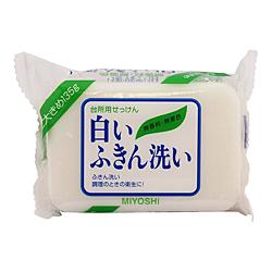【ミヨシ石鹸】白いふきん洗い 135g ※お取り寄せ商品