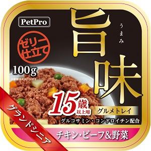 PetPro �|���O�����g���C 15�Έȏ�p �`�L���E�r�[�t&��� 100g