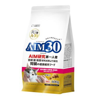 【サンライズ】ＡＩＭ３０　室内避妊・去勢後成猫用　健康な尿路・毛玉ケア　６００ｇ ☆ペット用品 ※お取り寄せ商品【賞味期限：3ヵ月以上】 商品画像1：メディストック　カーゴ店