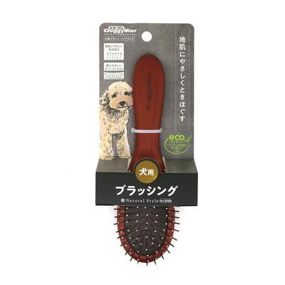 【ドギーマンハヤシ】Ｎａｔｕｒａｌ　Ｓｔｙｌｅ　ｆｏｒＤｏｇ　木製ブラッシングブラシ　Ｓ　１個 ☆ペット用品 ※お取り寄せ商品 商品画像1：メディストック　カーゴ店