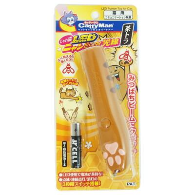 【ドギーマンハヤシ】じゃれ猫　ＬＥＤニャンだろ～？！光線　茶トラ　１個 ･･･