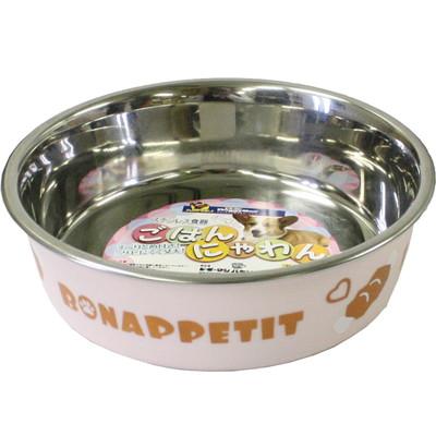 【ドギーマンハヤシ】ステンレス食器ごはんにゃわん　犬用　Ｓ　ピンク　１個 ☆ペット用品 ※お取り寄せ商品 商品画像1：メディストック　カーゴ店