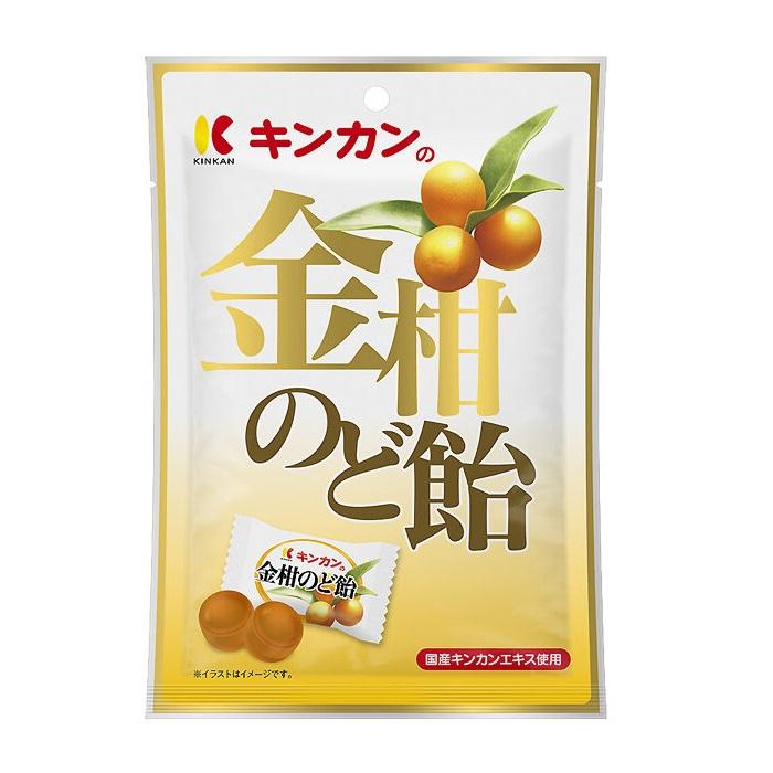 【金冠堂】金柑のど飴 80g ☆食品