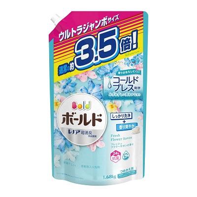 Ｐ＆Ｇ】ボールドジェル フレッシュフラワーサボンの香り つめかえ用