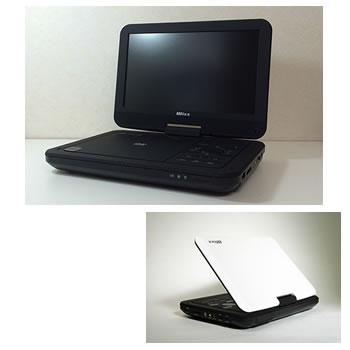 ダイニチ電子【WIZZ】10．1インチワイド ポータブルDVDプレーヤー ブラック DV-PW1040★【DVPW1040】 商品画像3：SAKURA MOMO