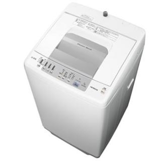 日立【HITACHI】7.0kg 全自動洗濯機 白い約束 NW-R704-W☆【NWR704W