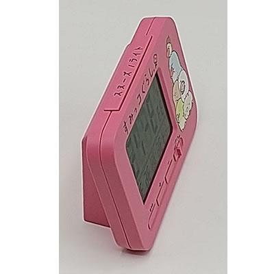 アリアス【キャラクタークロック】すみっコぐらし 電波目覚まし時計 とかげのおうち ピンク AC21023SXSG★【単3乾電池2本別売】 商品画像2：SAKURA MOMO