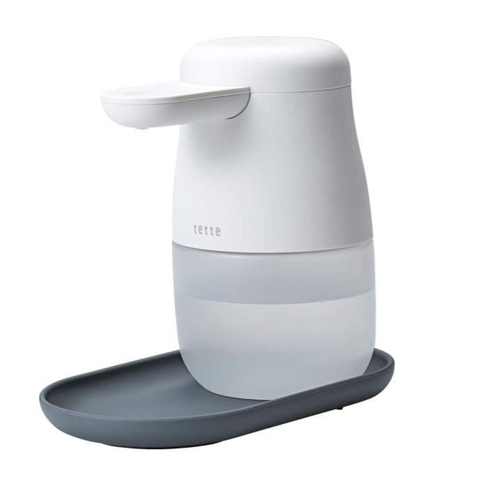 キングジム【衛生用品】自動手指消毒器 アルコールディスペンサー tette テッテ シロ TE500★【非接触 手をかざしてシュッと消毒】 商品画像6：SAKURA MOMO