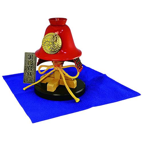 童友社【プラモデル】1／4 名将兜プラモデル 黒田 官兵衛 朱漆塗合子形兜 H-4･･･