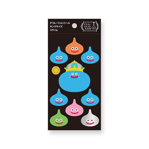 スクウェアエニックス【ノートやスマホにも】ドラゴンクエスト文具屋 デコレーションシール キングサイズ（スライム） H-4988601255950 商品画像1：SAKURA MOMO