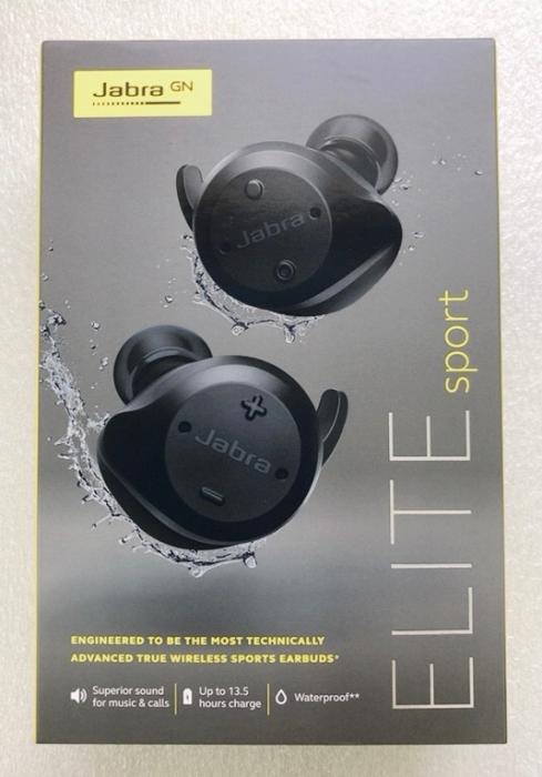 訳あり特価！　Jabra Elite Sport　4.5 ブラック 完全ワイヤレスイヤホン　ot･･･