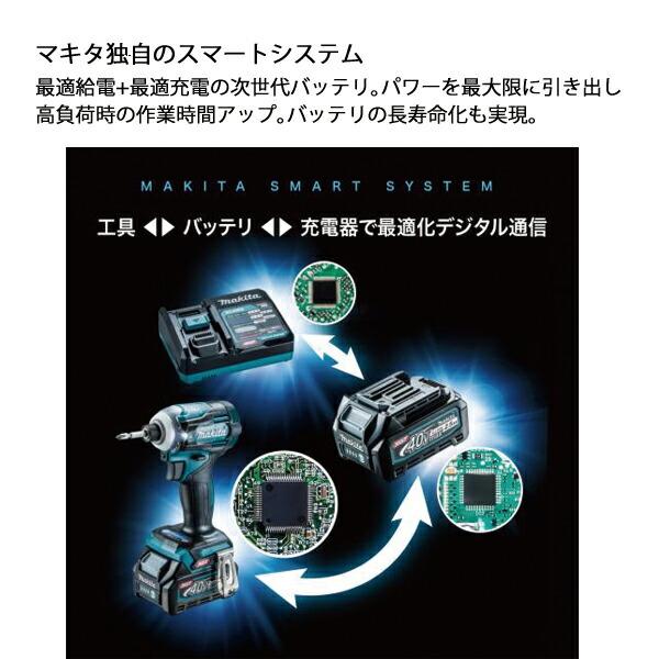 マキタ 40Vmax 充電式ディスクグラインダ 150mm バッテリー ・充電器付き GA033GRMX 商品画像8：ニッチ・リッチ・キャッチKaago店