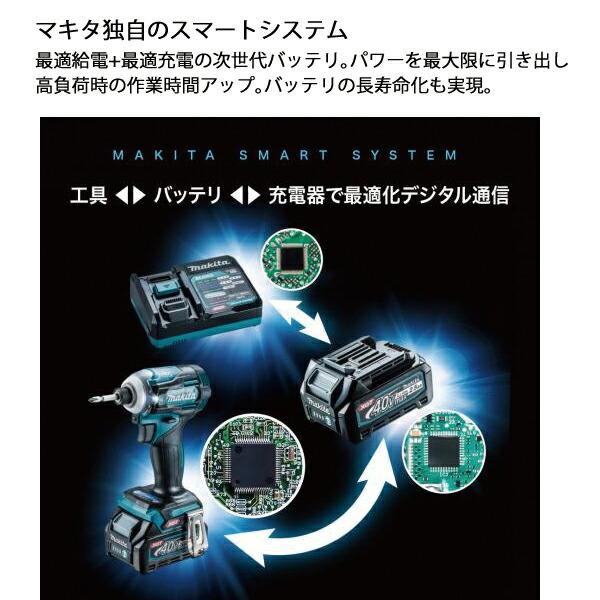 マキタ 40Vmax 充電式ディスクグラインダ無線連動タイプ バッテリー ・充電器付き GA037GRMX 商品画像13：ニッチ・リッチ・キャッチKaago店