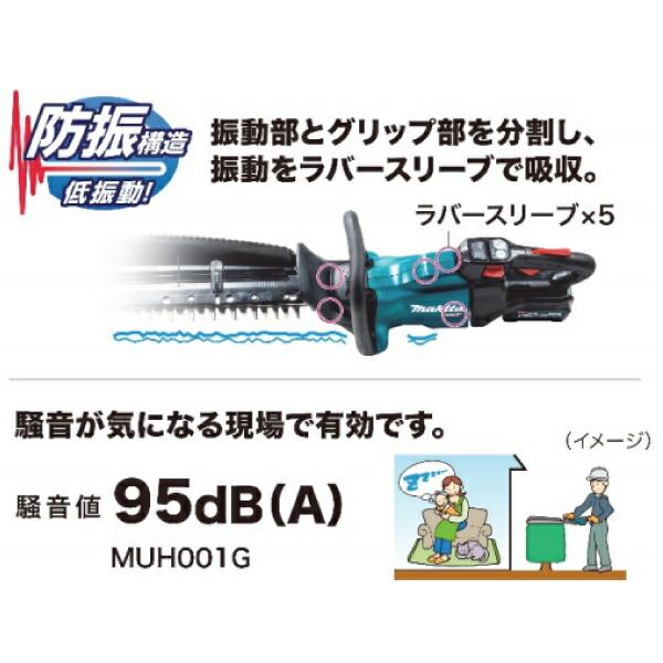 マキタ 400mm充電式ヘッジトリマ MUH001GRDX 商品画像4：ニッチ・リッチ・キャッチKaago店