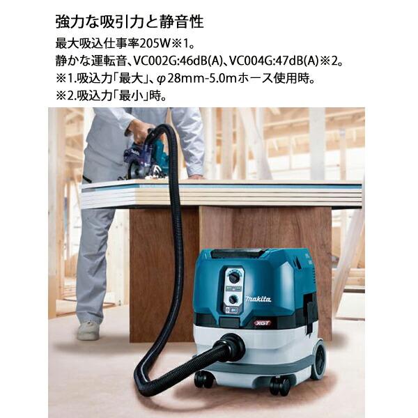 マキタ 40Vmax 充電式集じん機 15L 本体のみ VC004GZ 商品画像5：ニッチ・リッチ・キャッチKaago店