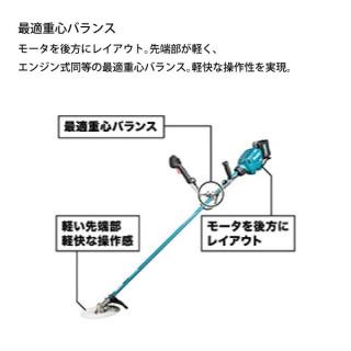 マキタ 40Vmax 充電式草刈機 シュレッダー刃・チゼル刃対応 マキタ 40Vmax 充電式草刈機 シュレッダー刃・チゼル刃対応