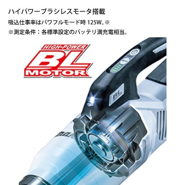 マキタ 18V 充電式クリーナ 紙パック式 白 バッテリー ・充電器付き CL285FDRFW 商品画像5：ニッチ・リッチ・キャッチKaago店