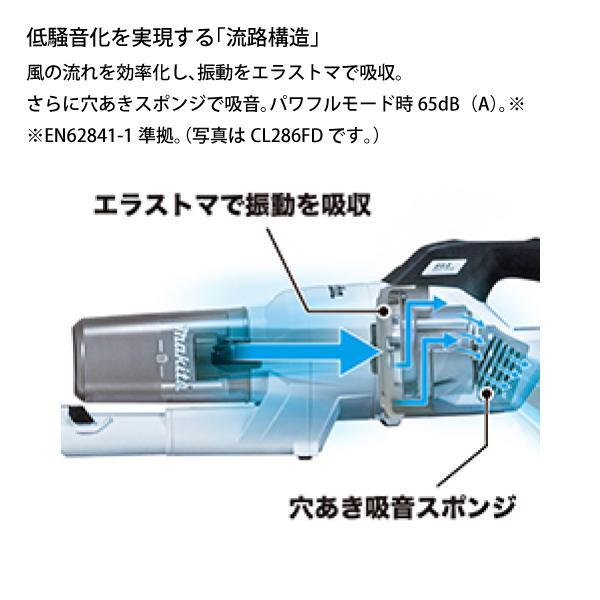 マキタ 18V 充電式クリーナ 紙パック式 白 バッテリー ・充電器付き CL285FDRFW 商品画像6：ニッチ・リッチ・キャッチKaago店