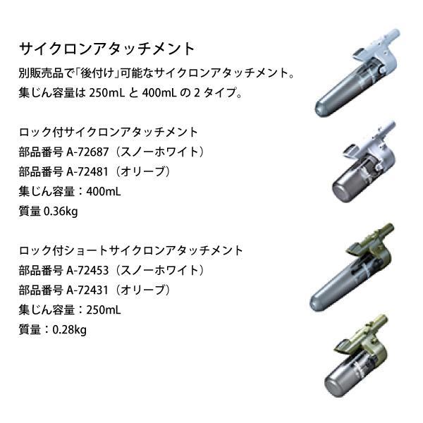 マキタ 18V 充電式クリーナ 紙パック式 白 本体のみ CL285FDZW 商品画像15：ニッチ・リッチ・キャッチKaago店