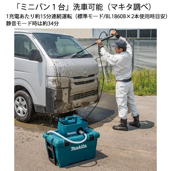 マキタ 36V 充電式高圧洗浄機 本体のみ MHW080DZK 商品画像5：ニッチ・リッチ・キャッチKaago店