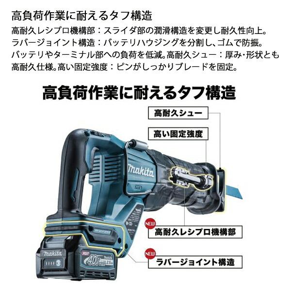 マキタ 40Vmax 充電式レシプロソー 本体のみ JR001GZ 商品画像4：ニッチ・リッチ・キャッチKaago店